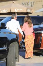 BROOKE BURKE and Scott Rigsby at a Dinner Date at Nobu 08/13/2024