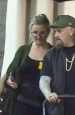 CAMERON DIAZ and Benji Madden Share a Kiss at a Restaurant in Montecito 08/26/2024