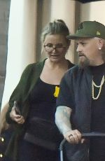 CAMERON DIAZ and Benji Madden Share a Kiss at a Restaurant in Montecito 08/26/2024