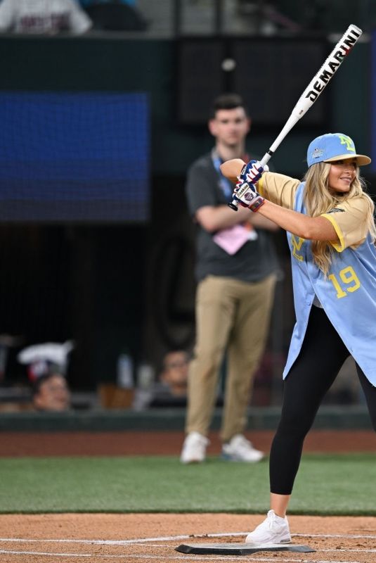 CAMILLE KOSTEK at MLB All-Star Celebrity Softball Game in Arlington 07/13/2024