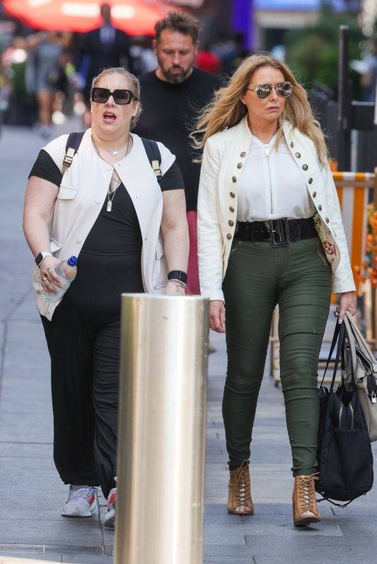 CAROL VORDERMAN Out at Leicester Square with a Friend 08/02/2024