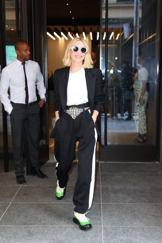 CATE BLANCHETT Arrives at Watch What Happens Next in New York 08/05/2024