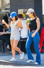 CAYLEE COWAN Out for Juice with a Friend in Los Feliz 08/24/2024