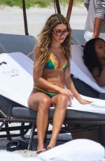 CHANTEL JEFFRIES in Bikini on the Beach in Miami 08/30/2024