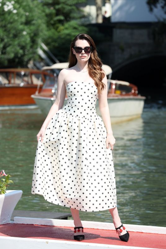 CHARLI HOWARD Arrives at Hotel Excelsior at 81st Venice International Film Festival 08/30/2024