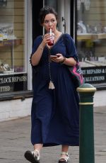 CHARLOTTE CHILTON Visits a Flower Shop in Warwickshire 08/05/2024