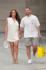 CHARLOTTE CROSBY and Jake Ankers Leaves The One Show in London 08/12/2024