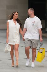 CHARLOTTE CROSBY and Jake Ankers Leaves The One Show in London 08/12/2024