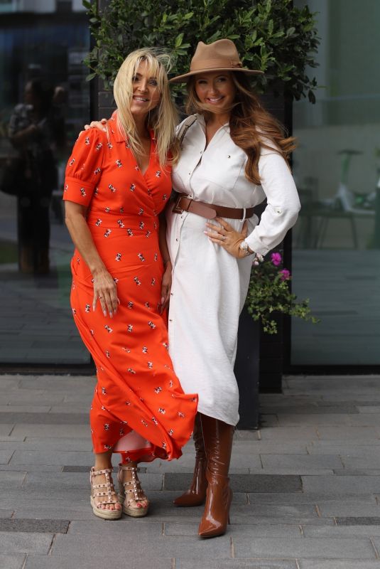 CHARLOTTE DAWSON Arrives for Her Podcast with EVE SPEAKMAN 08/21/2024