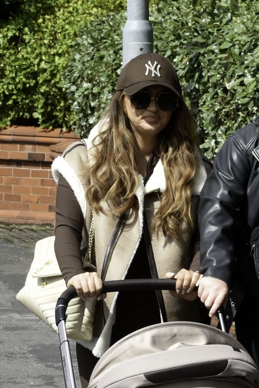 CHARLOTTE DAWSON Takes Her Baby Out for Fresh Air in Blackpool 08/20/2024
