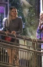 CHARLOTTE LAWRENCE, Chad Smith and Andrew Watt at Sushi Park in West Hollywood 08/09/2024