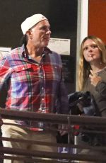 CHARLOTTE LAWRENCE, Chad Smith and Andrew Watt at Sushi Park in West Hollywood 08/09/2024