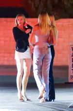 CHARLOTTE MCKINNEY Out with Friends for Dinner at Matsuisha in Beverly Hills 08/25/2024