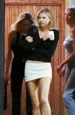CHARLOTTE MCKINNEY Out with Friends for Dinner at Matsuisha in Beverly Hills 08/25/2024
