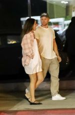 CHLOE BENNET and Taron Egerton Out for Dinner at Osteria Mozza in West Hollywood 08/20/2024