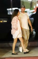 CHLOE BENNET and Taron Egerton Out for Dinner at Osteria Mozza in West Hollywood 08/20/2024