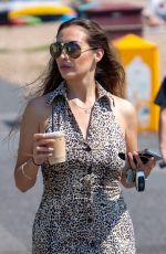 CHLOE GOODMAN Out for Coffee in Brighton 08/10/2024