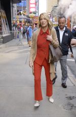 CHRIS EVERT Leaves Good Morning America Show in New York 08/21/2024