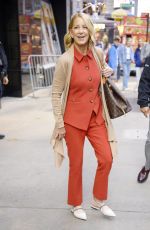 CHRIS EVERT Leaves Good Morning America Show in New York 08/21/2024