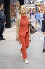 CHRIS EVERT Leaves Good Morning America Show in New York 08/21/2024