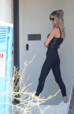CHRISTINA HALL Arrives on the Set of The Flip Off in San Clemente 08/07/2024