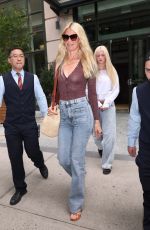 CLAUDIA SCHIFFER Leaves Her Hotel in New York 08/30/2024