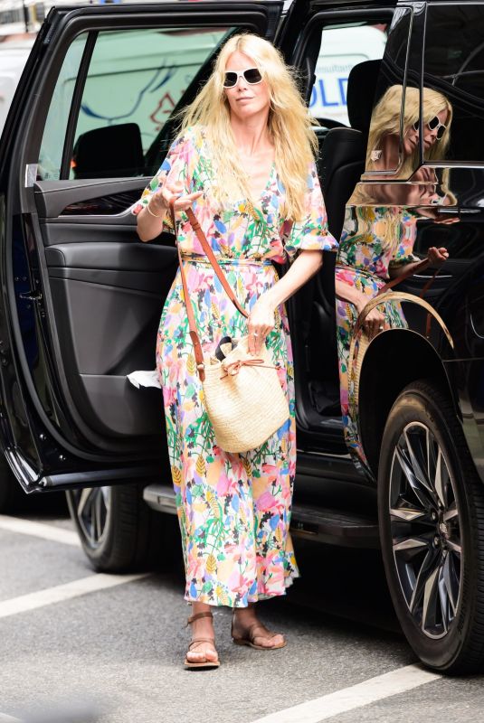 CLAUDIA SCHIFFER Out and About in New York 08/28/2024