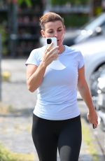 COLEEN ROONEY Out Shopping at Sainsbury