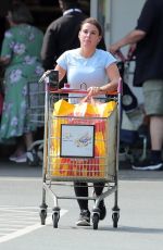 COLEEN ROONEY Out Shopping at Sainsbury
