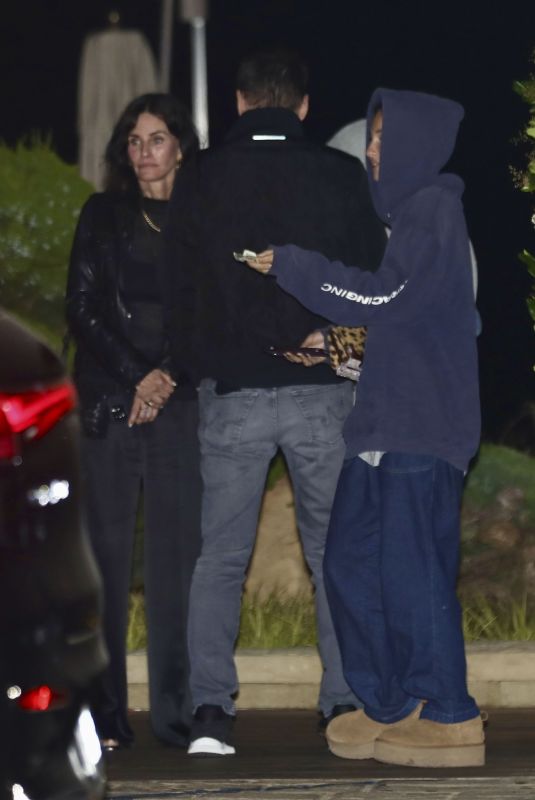 COURTENEY COX and COCO ARQUETTE Leaves Nobu in Malibu 08/09/2024