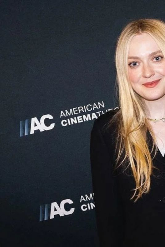 DAKOTA FANNING at Ripley Screening at Aero Theatre in Santa Monica 08/05/2024