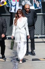 DAKOTA JOHNSON Arrives at Jimmy Kimmel Live in Hollywood 06/19/2024