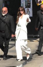 DAKOTA JOHNSON Arrives at Jimmy Kimmel Live in Hollywood 06/19/2024