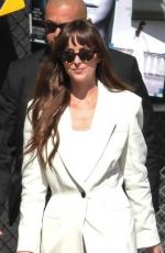 DAKOTA JOHNSON Arrives at Jimmy Kimmel Live in Hollywood 06/19/2024