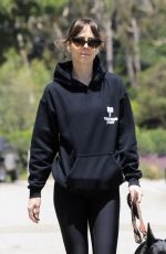 DAKOTA JOHNSON Out with Her Dog in Malibu 08/21/2024