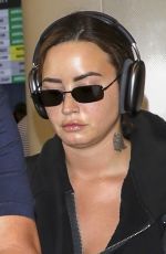 DEMI LOVATO Arrives at Los Angeles Airport 08/25/2024