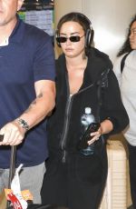 DEMI LOVATO Arrives at Los Angeles Airport 08/25/2024