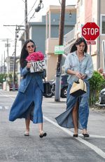 DEMI MOORE and SCOUT WILLIS Visit a Friend