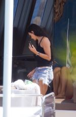 DEMI MOORE on Board a Yacht While Vacationing with Friends in Athens 08/20/2024