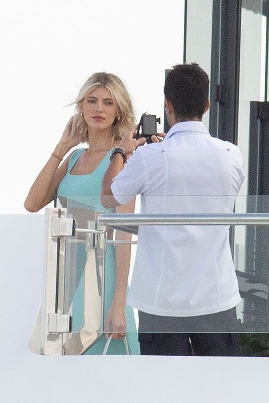 DEVON WINDSOR and Jonathan Barbara at Superyacht ILMA in Barcelona 08/26/2024