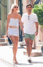 DEVON WINDSOR and Jonathan Barbara Out Shopping in Saint Tropez 08/28/2024