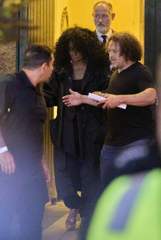 DIANA ROSS Arrives at Tivoli Gardens in Copenhagen 08/09/2024