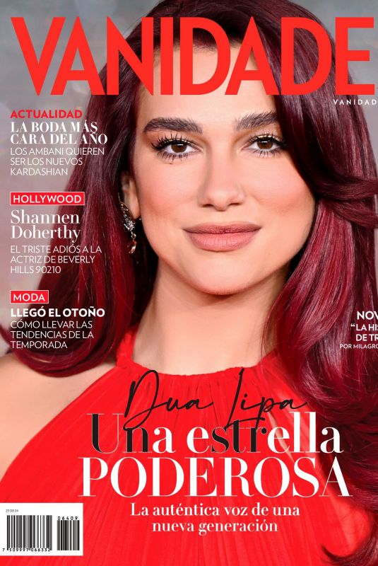 DUA LIPA in Vanidades Mexico, September 2024