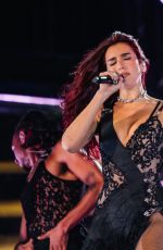 DUA LIPA Performs at Open