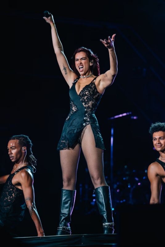 DUA LIPA Performs at Open