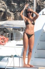 EIZA GONZALEZ in Bikini at a Yacht in Ibiza 08/09/2024
