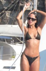 EIZA GONZALEZ in Bikini at a Yacht in Ibiza 08/09/2024
