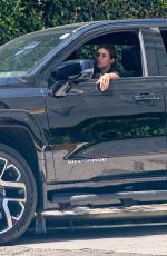 ELISABETTA CANALIS Takes Her Brand New Electric Chevrolet Silverado RST for a Spin in Los Angeles 08/20/2024