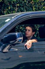 ELISABETTA CANALIS Takes Her Brand New Electric Chevrolet Silverado RST for a Spin in Los Angeles 08/20/2024