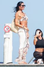 ELISABETTA GREGORACI and Flavio Briatore Arrives at Club 55 in Saint Tropez 08/17/2024